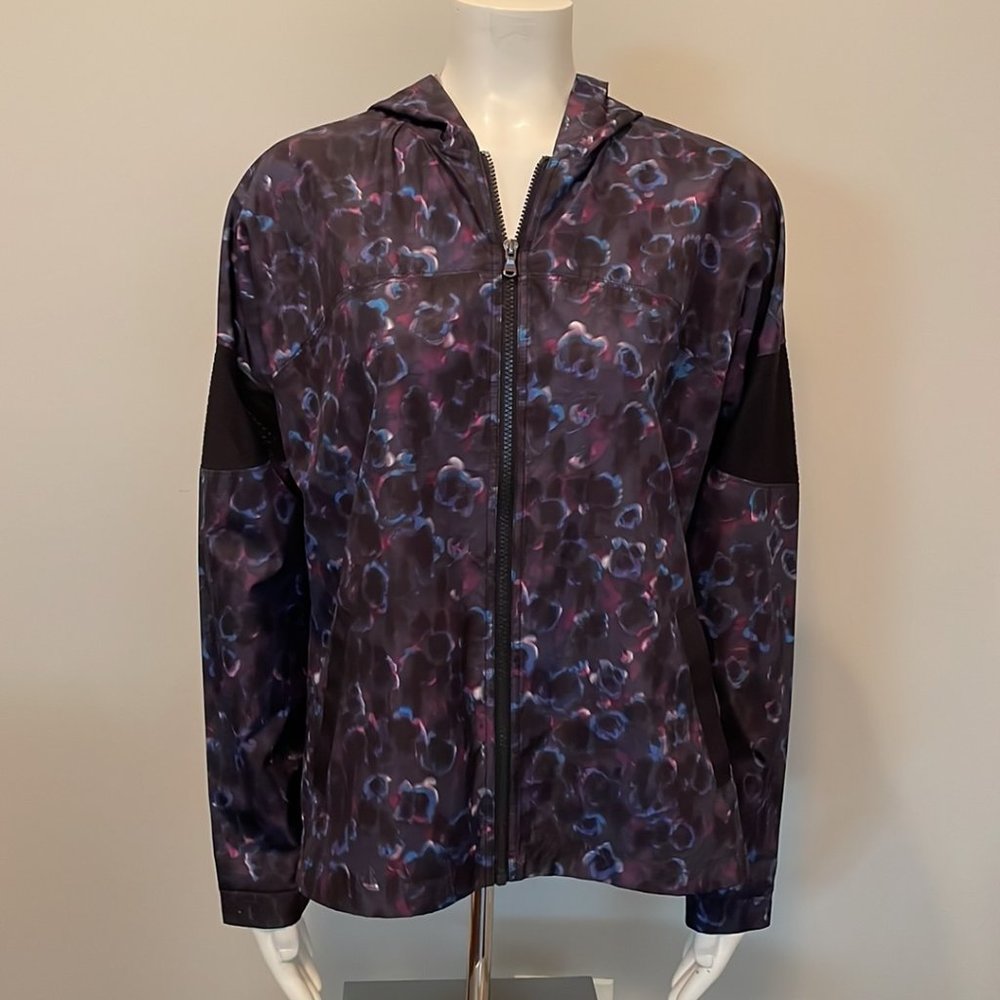 Champion C9 Windbreaker Full Zip Jacket Size L Large in Galaxy Print